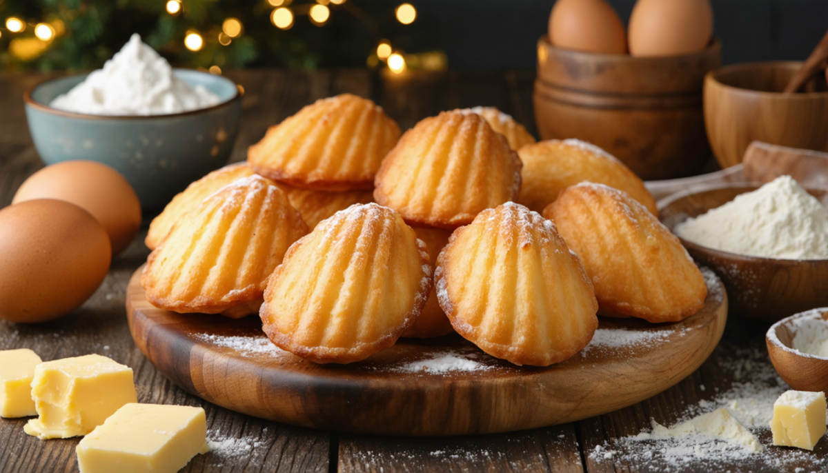 découvrez la recette facile des délicieuses madeleines moelleuses de cyril lignac, parfaites pour un goûter gourmand à partager.