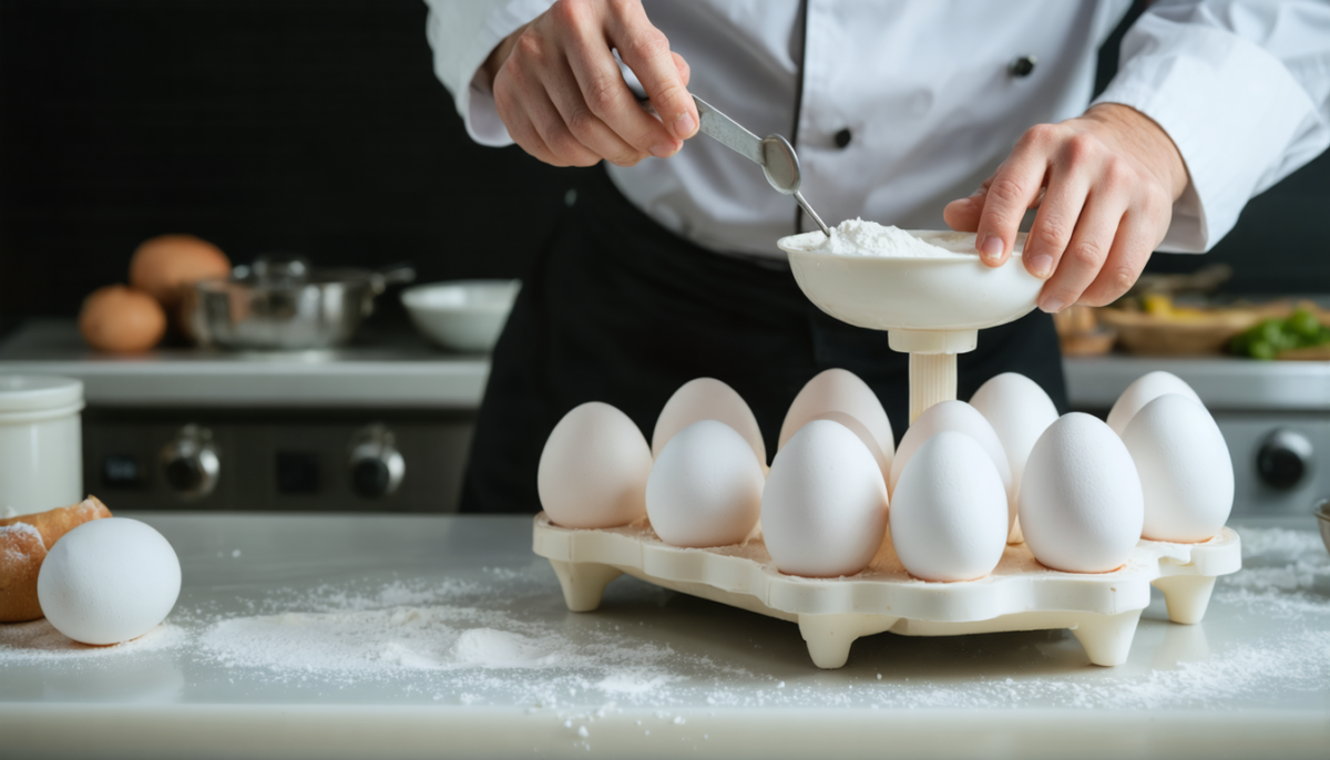 découvrez comment doser précisément le poids d'un blanc d'œuf selon sa taille pour réussir toutes vos recettes à coup sûr.