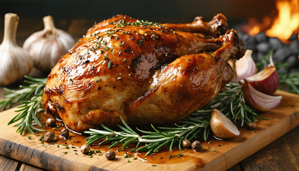 découvrez notre recette de cuisse de dinde rôtie au four, moelleuse et savoureuse, parfaite pour un repas gourmand et facile à préparer.
