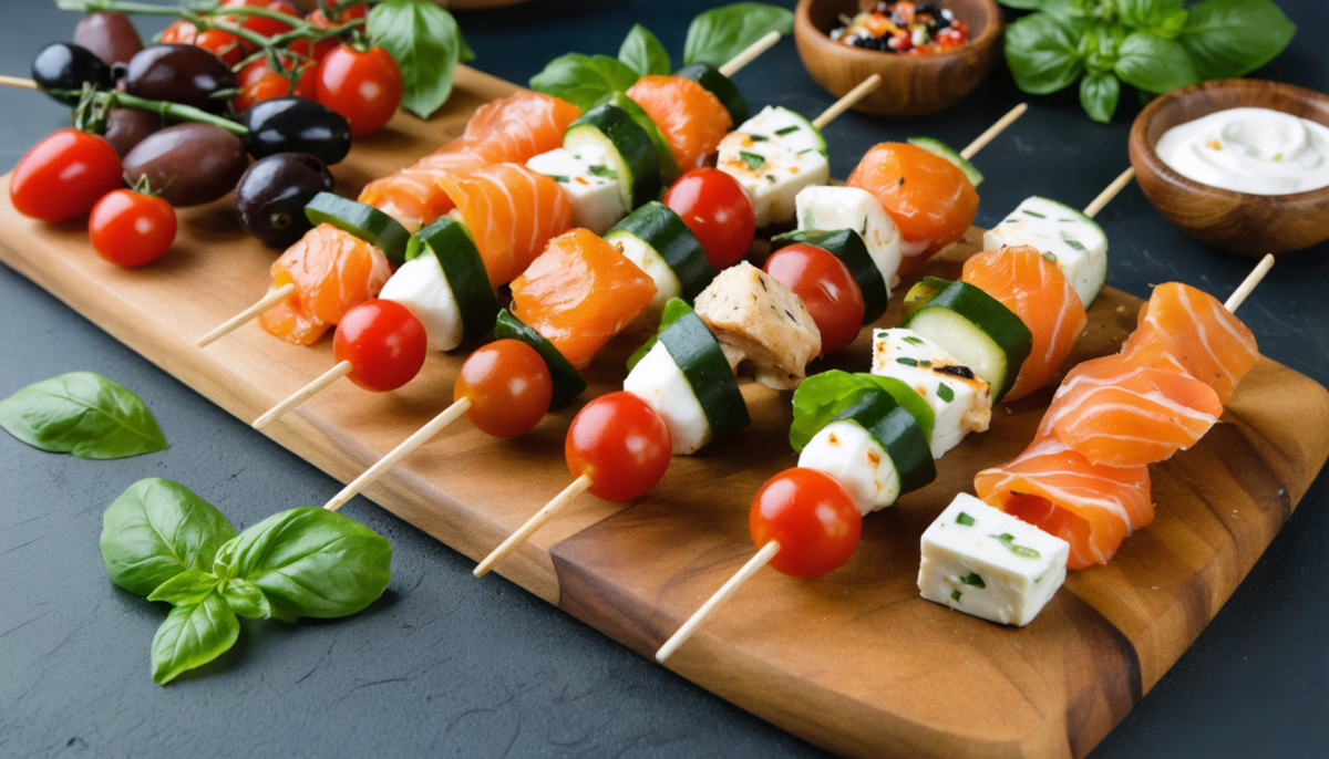 découvrez des idées simples et délicieuses de brochettes apéritives à préparer la veille pour un gain de temps et un apéritif réussi entre amis ou en famille.