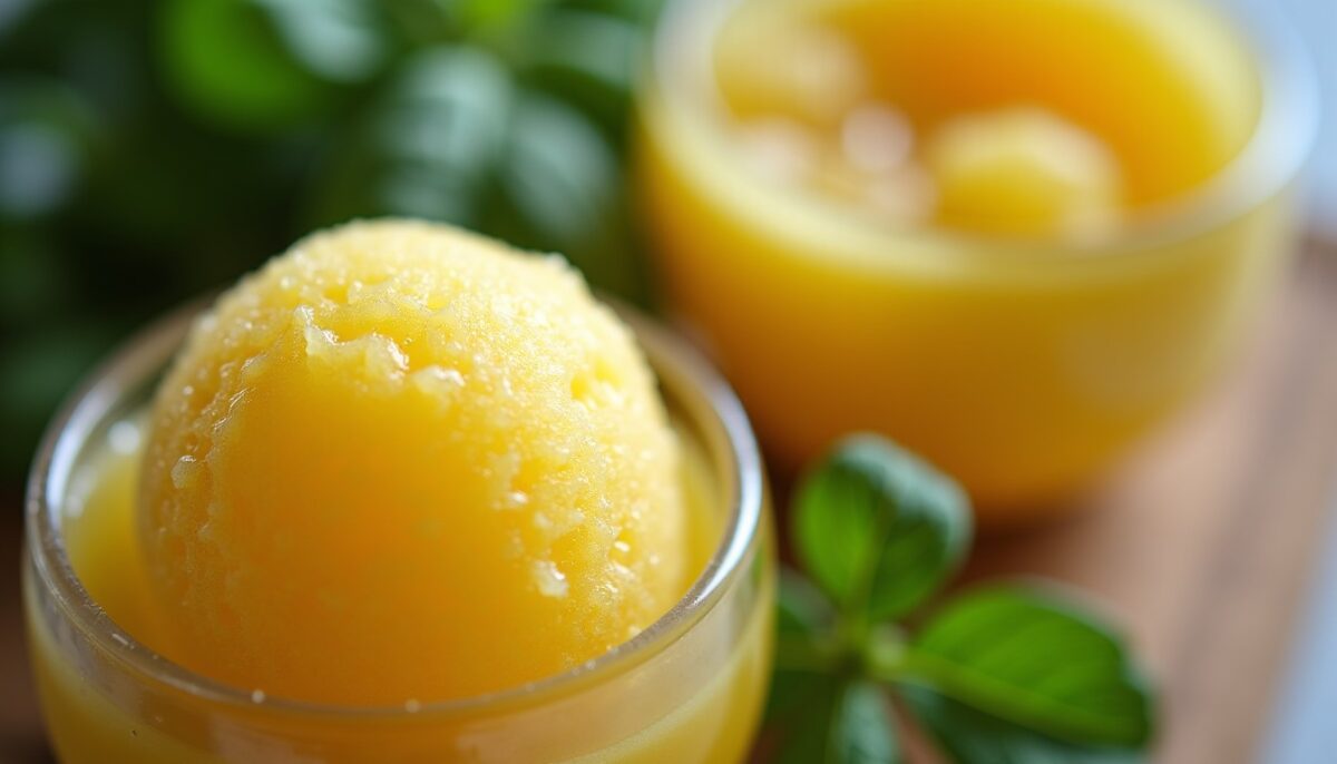 Recette facile et rafraîchissante : sorbet citron basilic avec Novascope