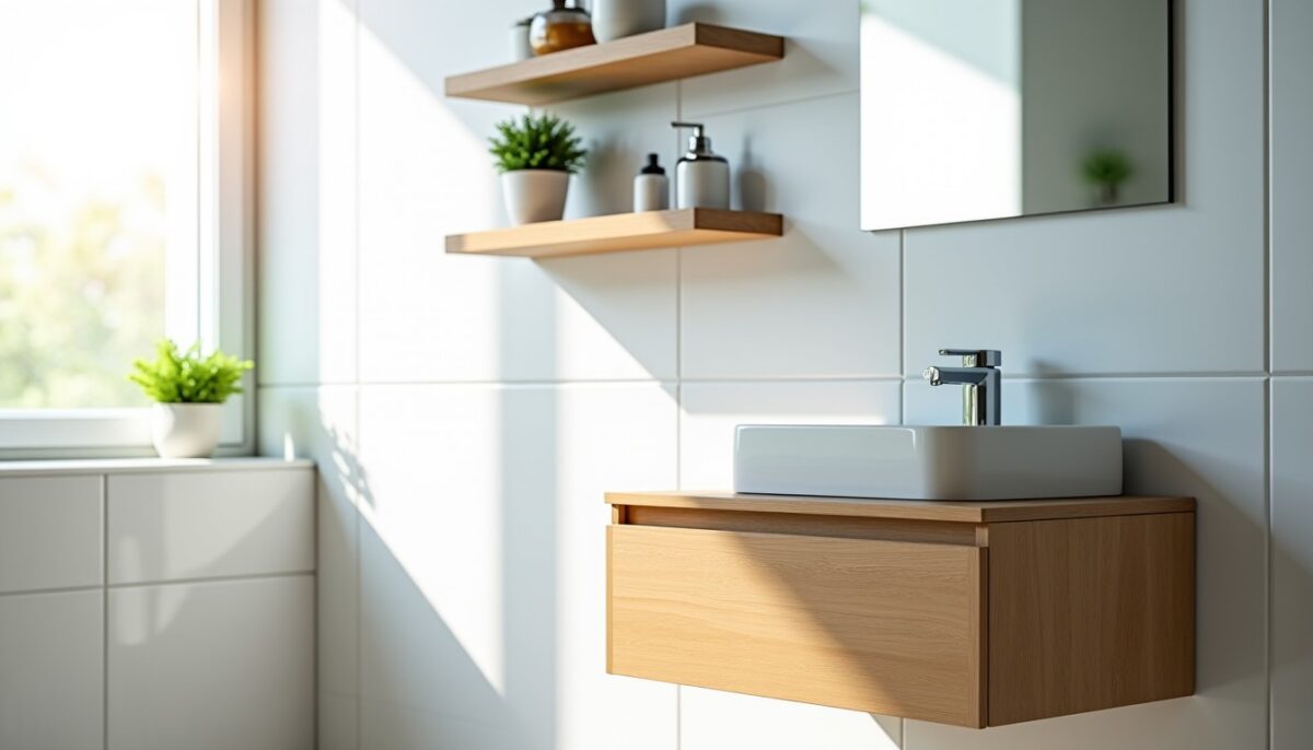 Optimisez votre petite salle de bain avec un meuble vasque compact et économique